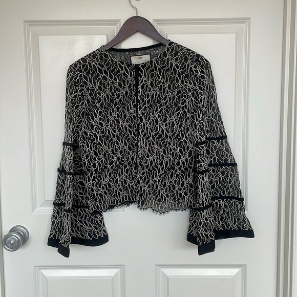 Black and white Alexis top - Picture 1 of 6